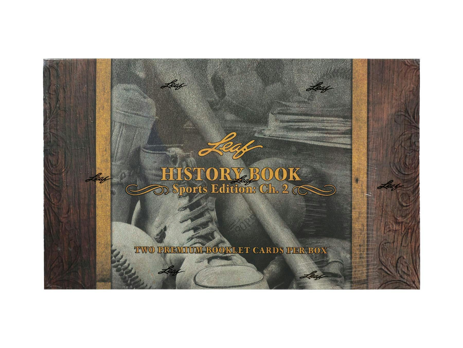 2025 Leaf History Book Sports Edition: Chapter 2 Hobby Box | Columbia Sports Cards - Columbia Hobby - Sports Card Boxes - Toploaders - Card Savers
