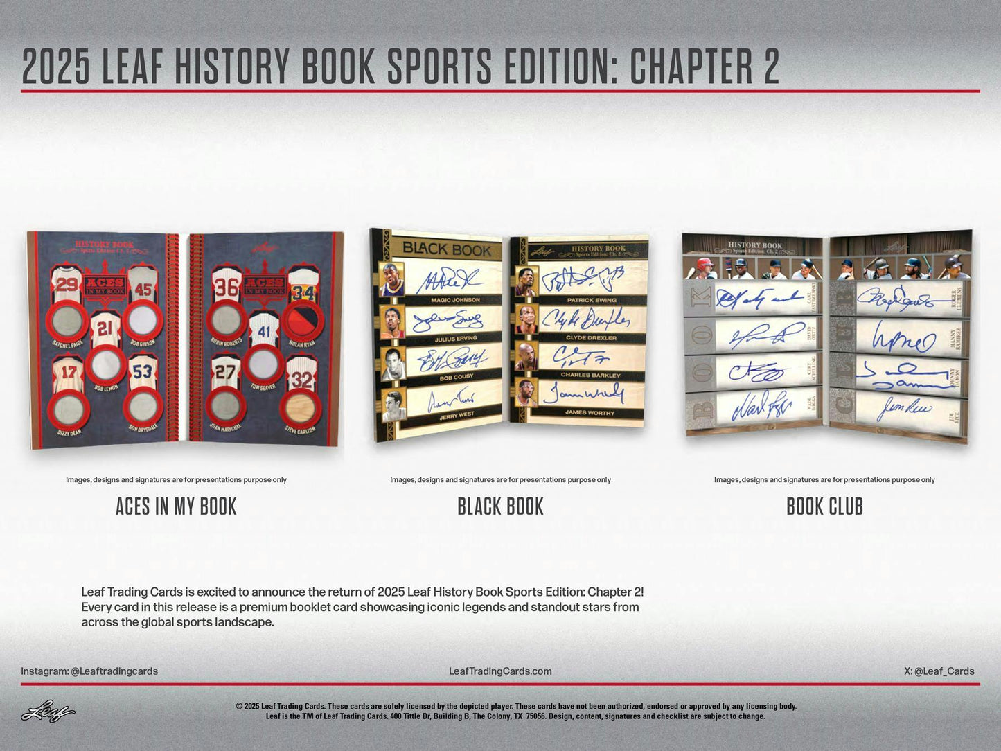 2025 Leaf History Book Sports Edition: Chapter 2 Hobby Box | Columbia Sports Cards - Columbia Hobby - Sports Card Boxes - Toploaders - Card Savers