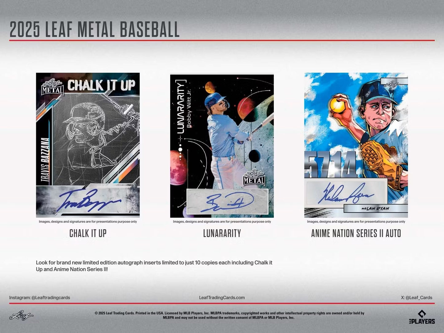 2025 Leaf Metal Baseball Hobby Box | Columbia Sports Cards - Columbia Hobby - Sports Card Boxes - Toploaders - Card Savers