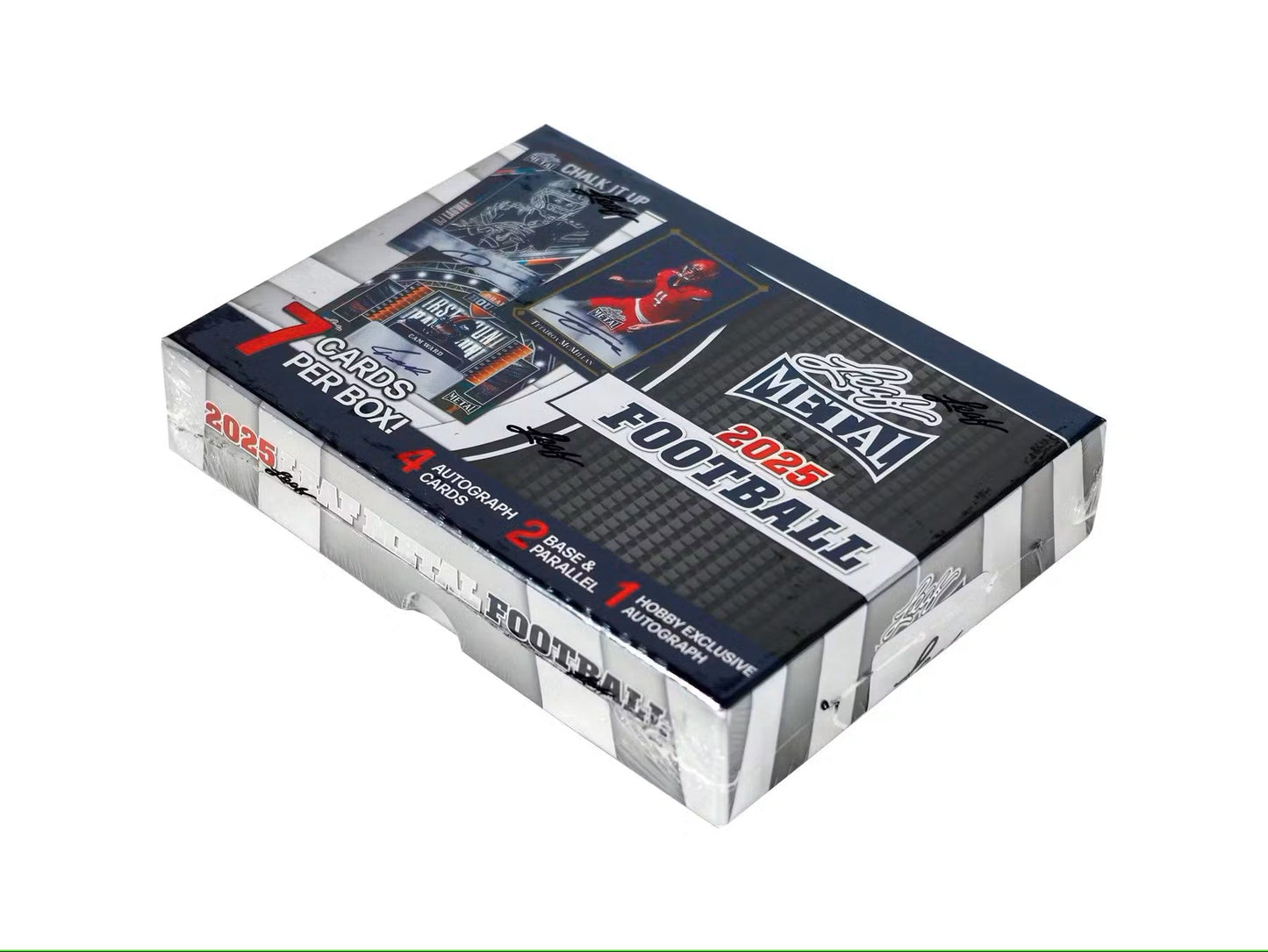 2025 Leaf Metal Football Hobby Box - Columbia Hobby - Sports Card Boxes - Toploaders - Card Savers