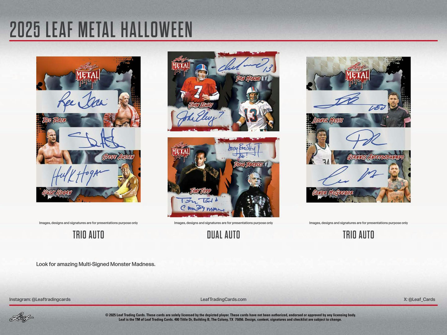 2025 Leaf Metal Halloween Hobby Box | Columbia Sports Cards - Columbia Hobby - Sports Card Boxes - Toploaders - Card Savers