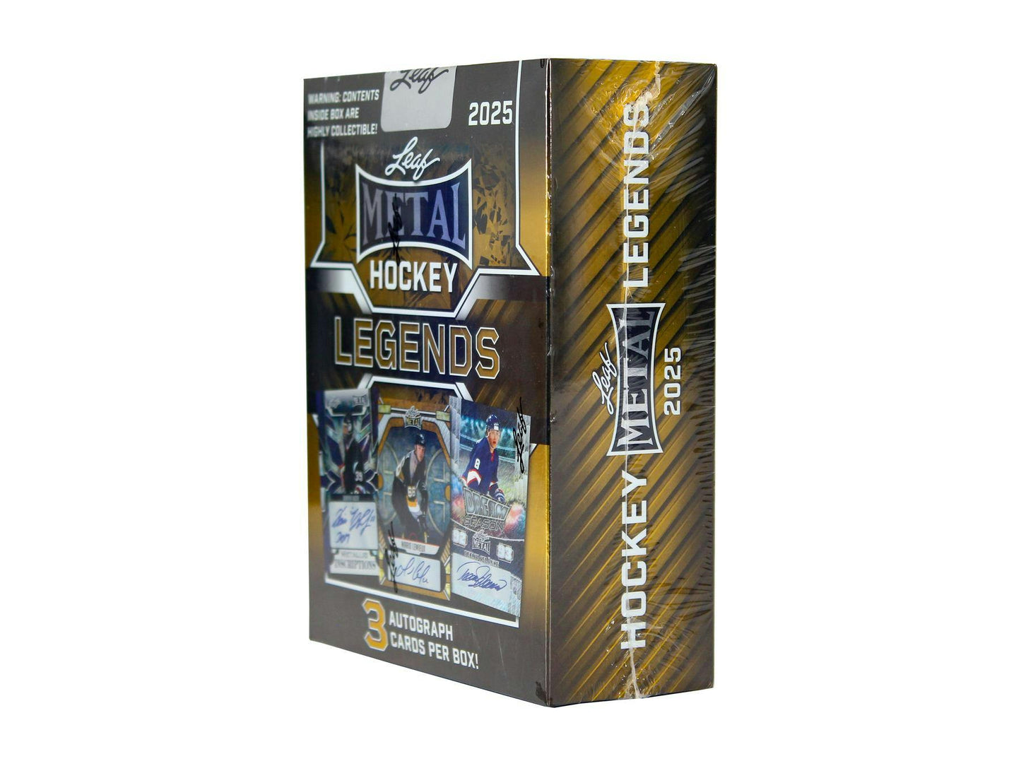 2025 Leaf Metal Legends Hockey Hobby Box - Columbia Hobby - Sports Card Boxes - Toploaders - Card Savers