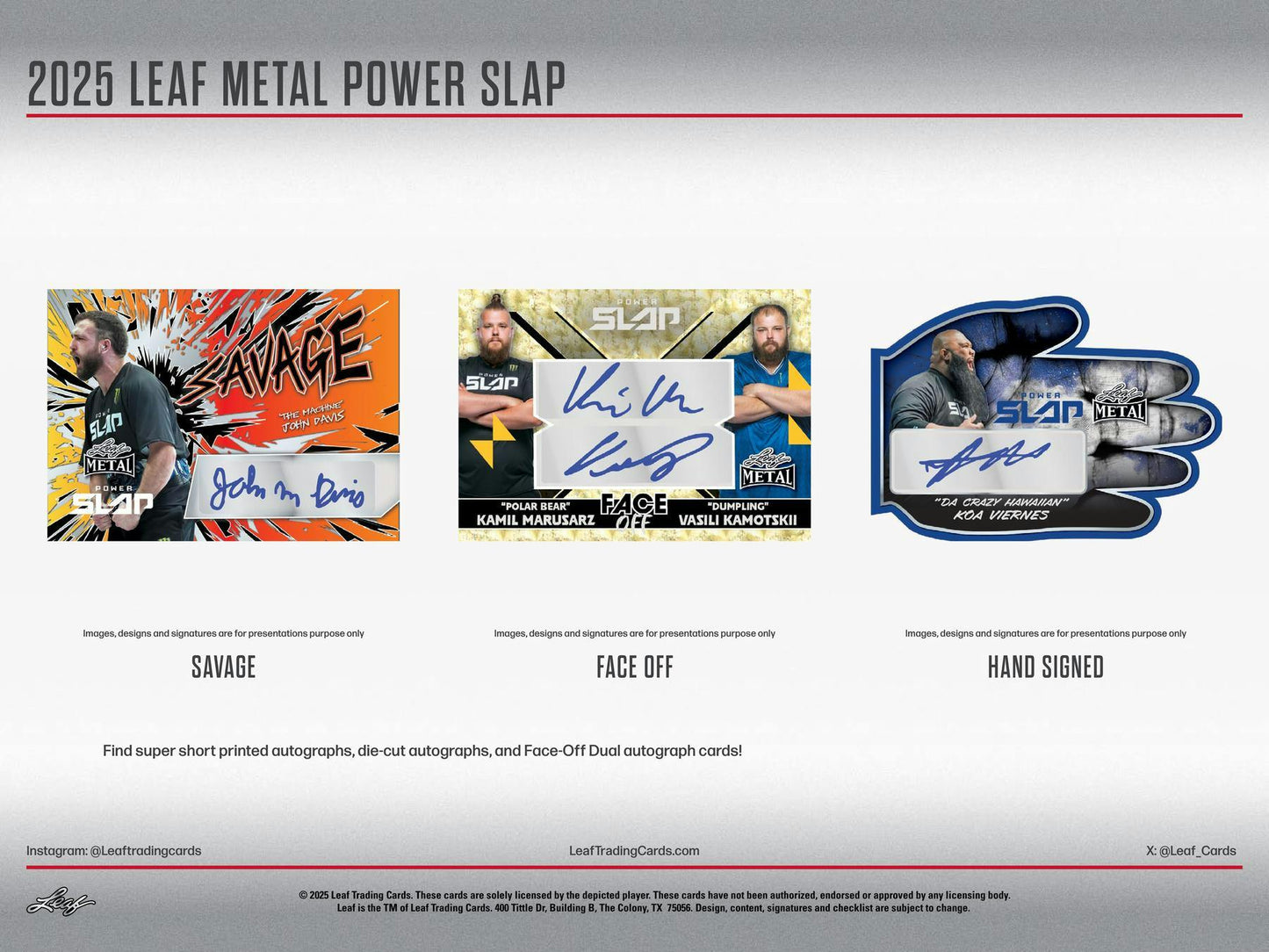 2025 Leaf Metal Power Slap Hobby Box | Columbia Sports Cards - Columbia Hobby - Sports Card Boxes - Toploaders - Card Savers