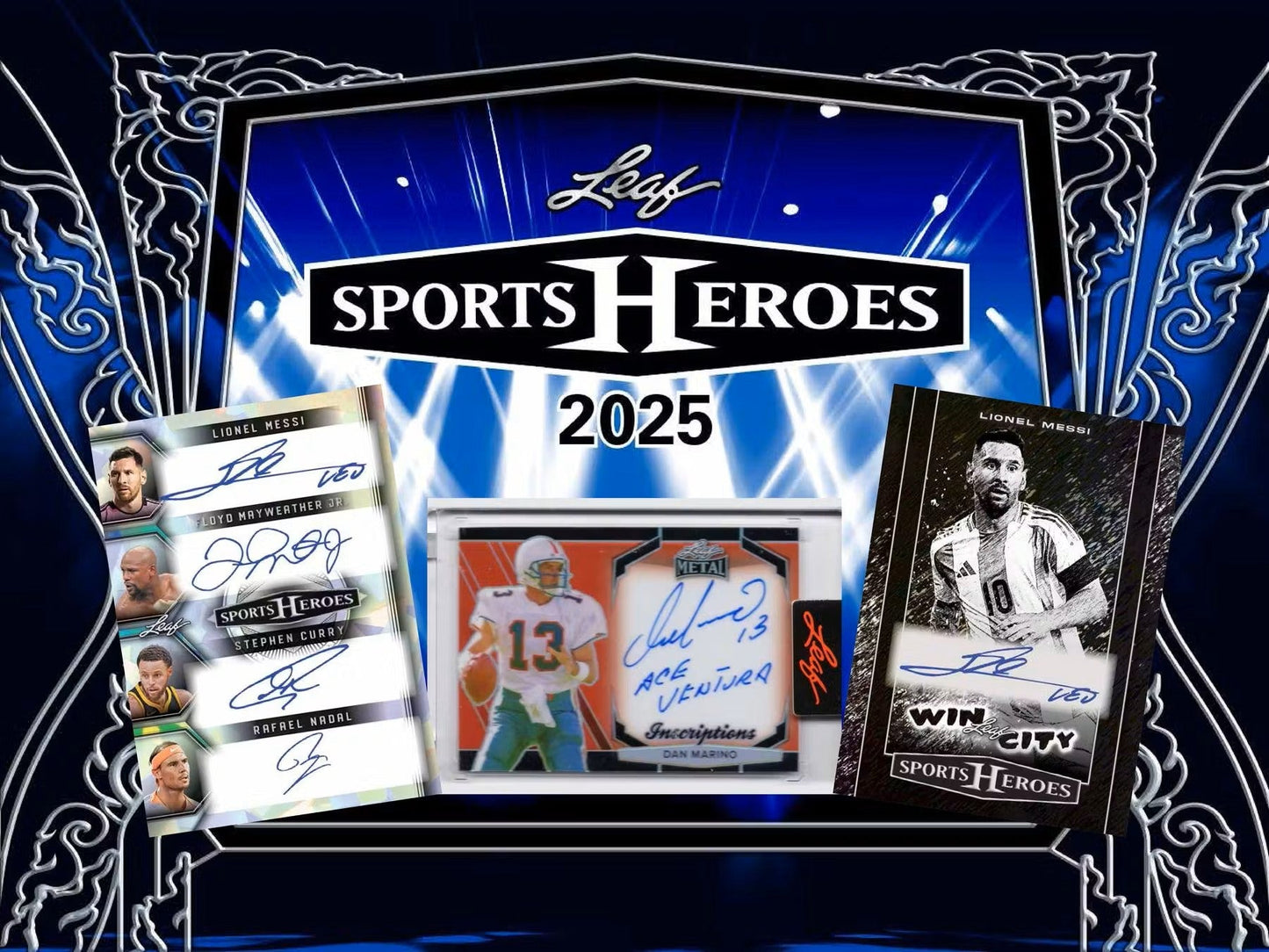 2025 Leaf Metal Sports Heroes Hobby Box - Columbia Hobby - Sports Card Boxes - Toploaders - Card Savers