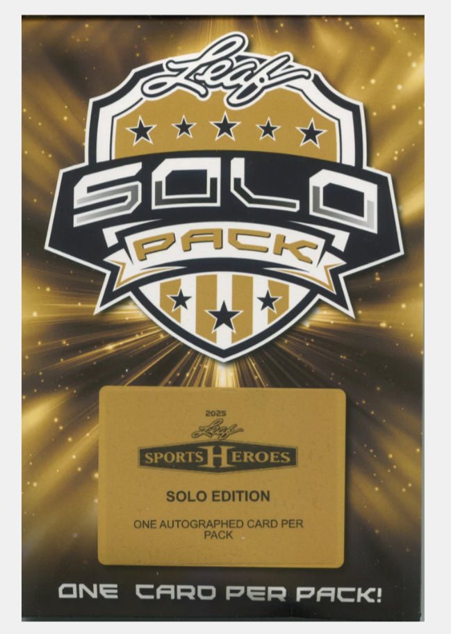2025 Leaf Metal Sports Heroes Solo Edition Box - Columbia Hobby - Sports Card Boxes - Toploaders - Card Savers