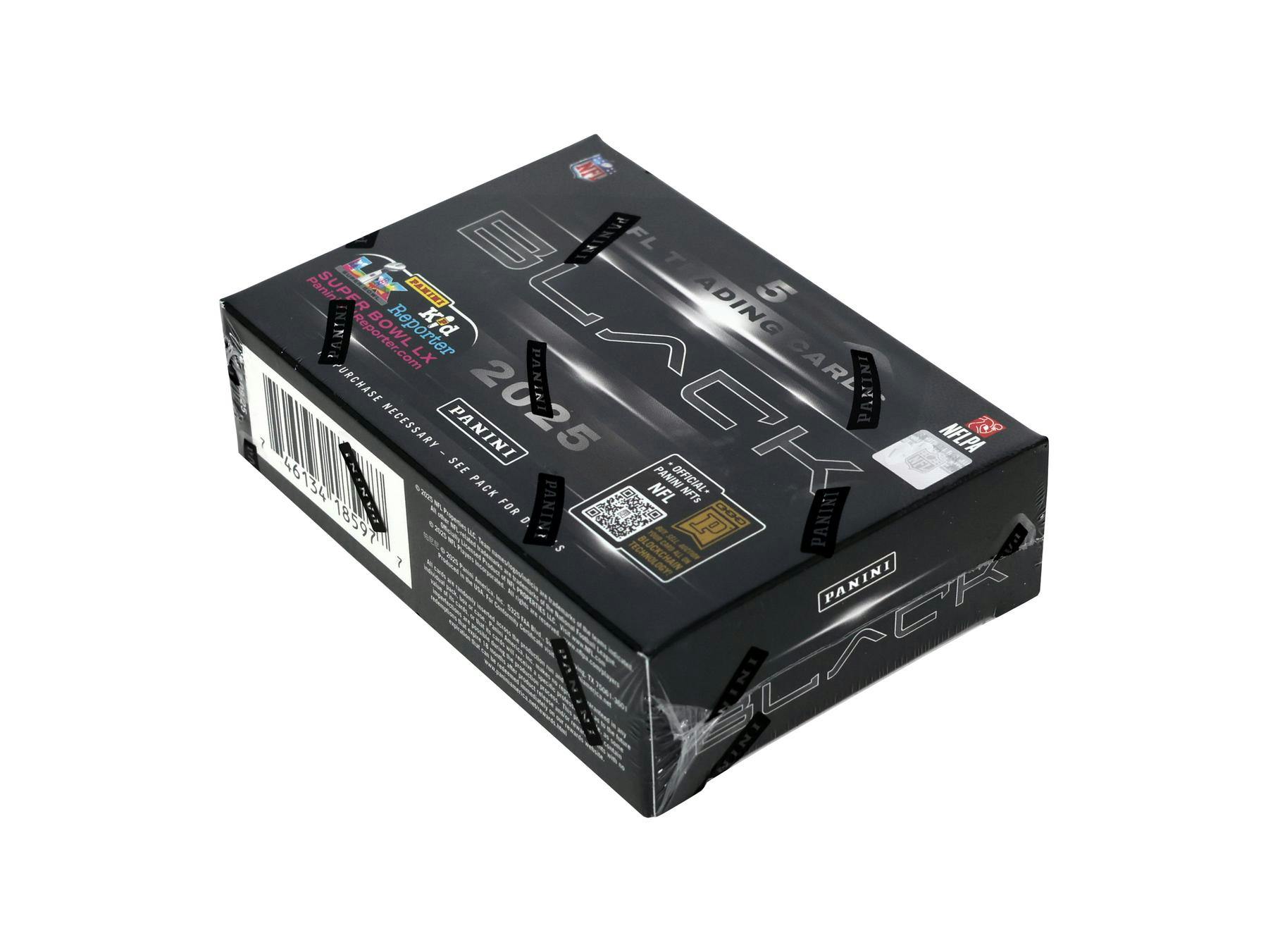 2025 Panini Black Football Hobby Box | Columbia Sports Cards - Columbia Hobby - Sports Card Boxes - Toploaders - Card Savers