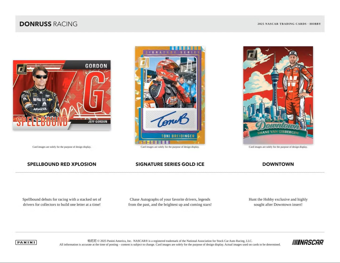 2025 Panini Donruss Racing Hobby Box | Columbia Sports Cards & More - Columbia Hobby - Sports Card Boxes - Toploaders - Card Savers