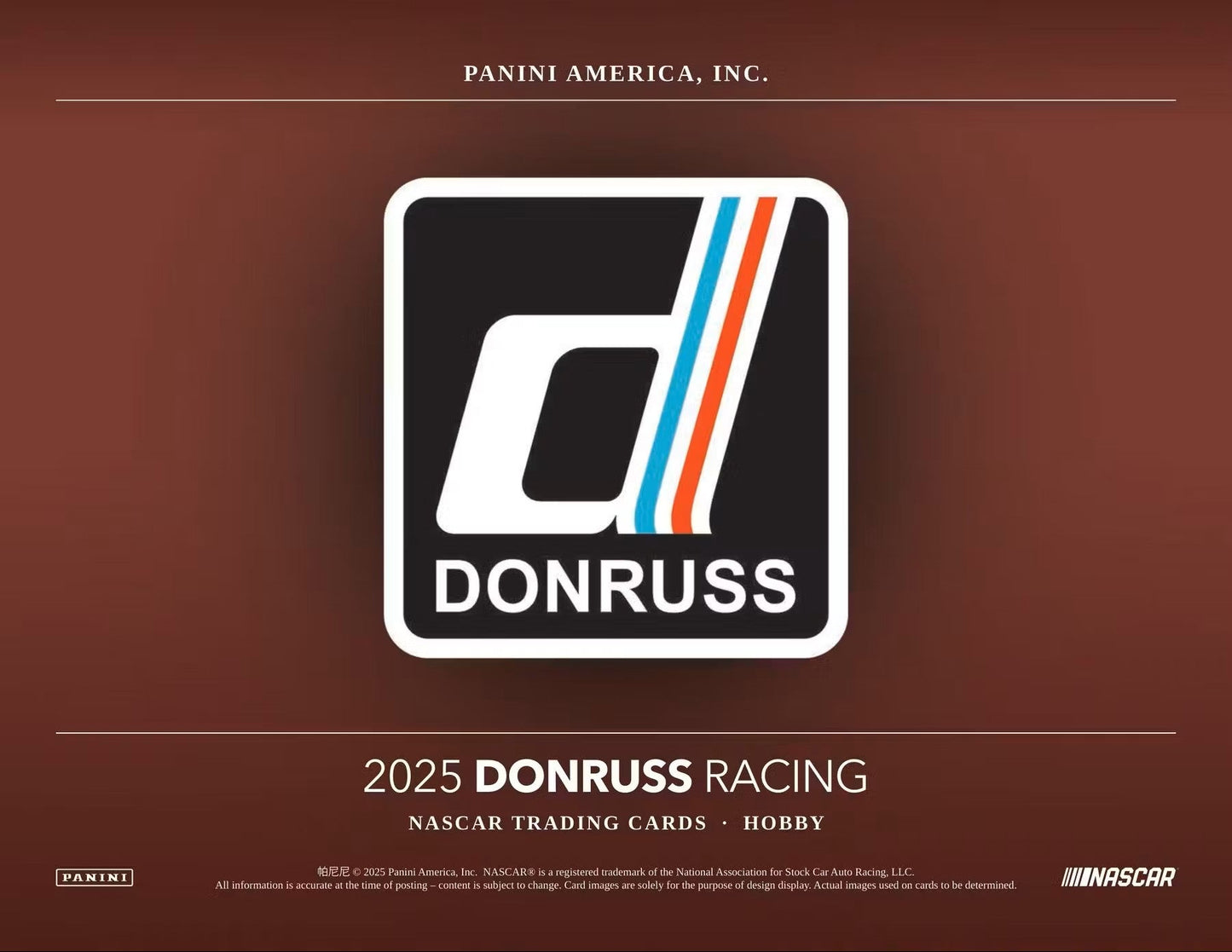 2025 Panini Donruss Racing Hobby Box | Columbia Sports Cards & More - Columbia Hobby - Sports Card Boxes - Toploaders - Card Savers
