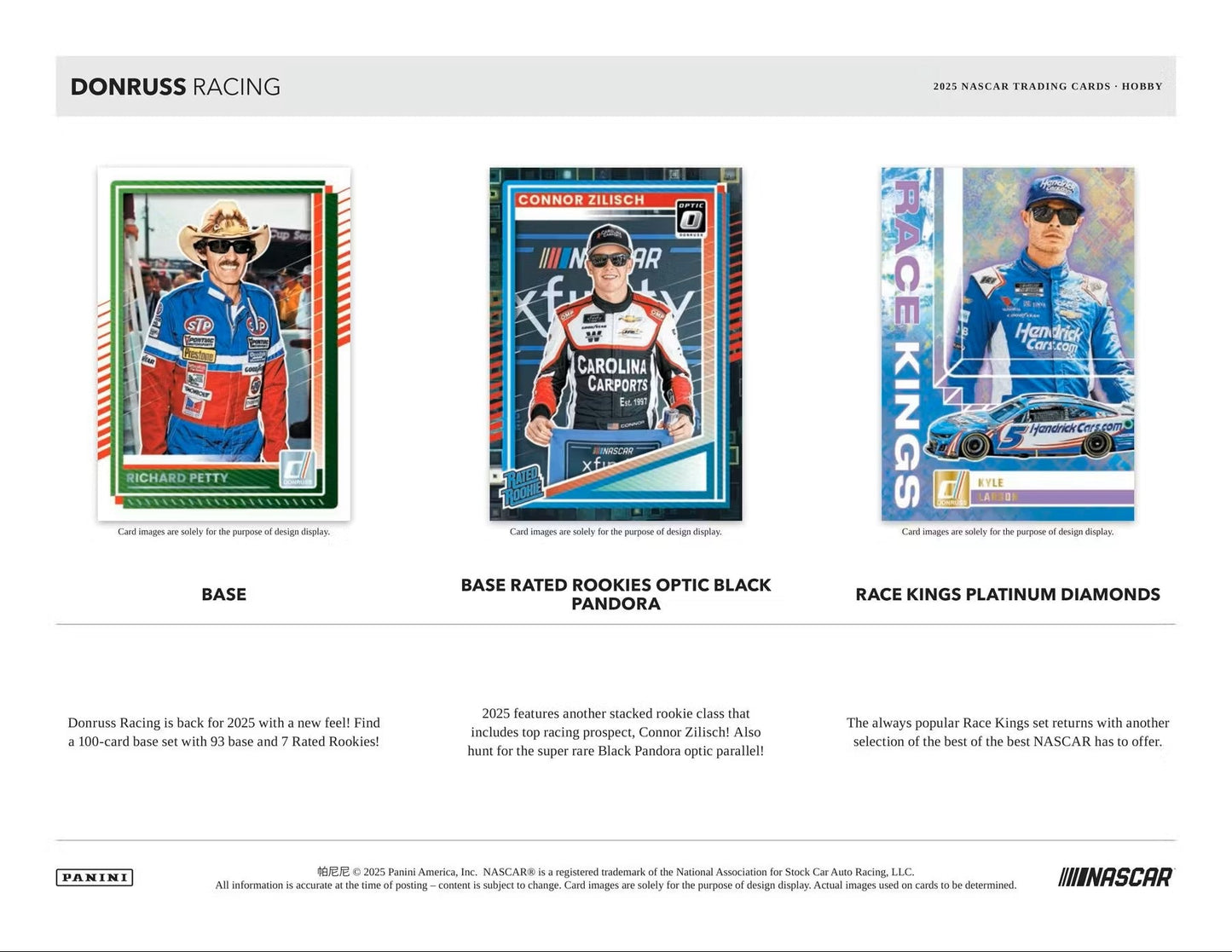 2025 Panini Donruss Racing Hobby Box | Columbia Sports Cards & More - Columbia Hobby - Sports Card Boxes - Toploaders - Card Savers
