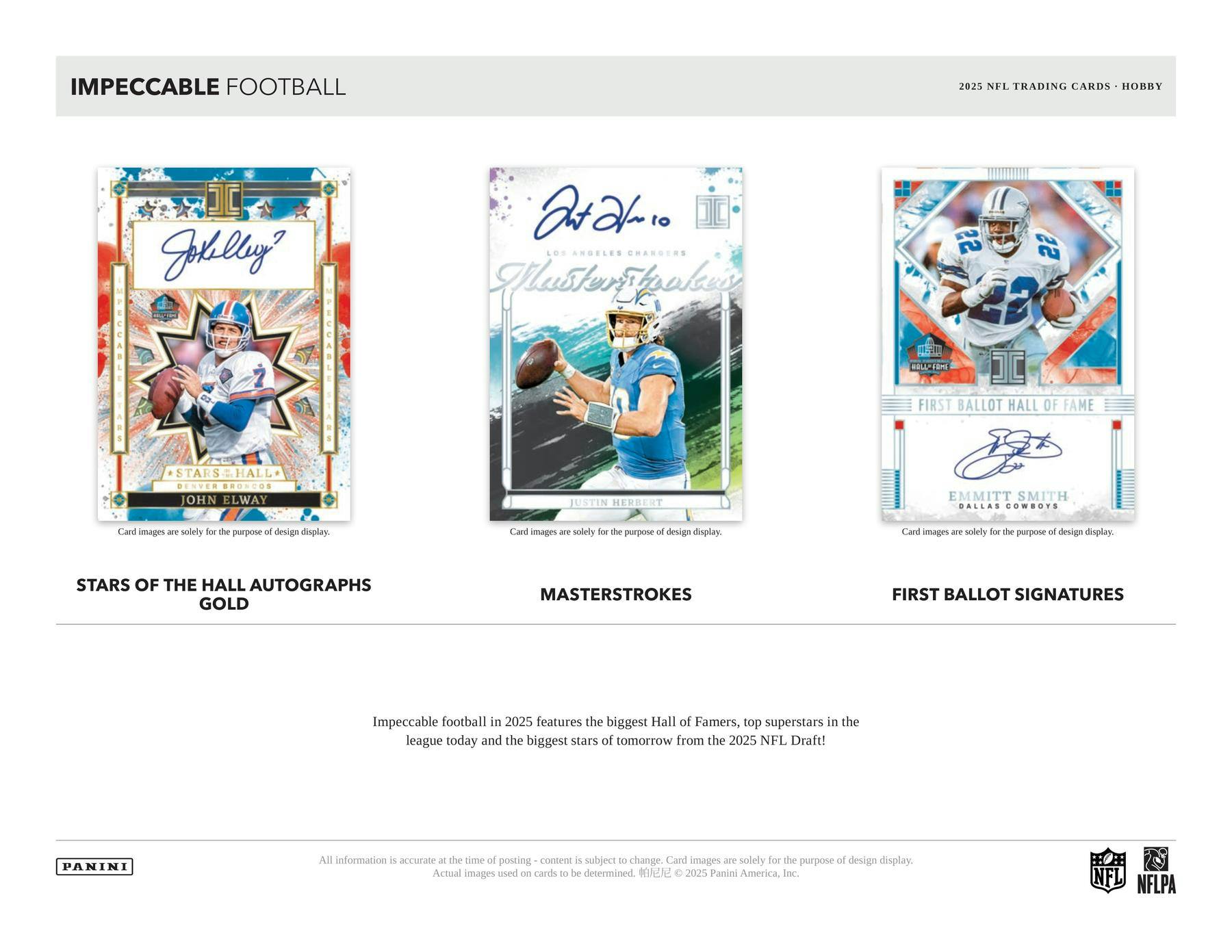 2025 Panini Impeccable Football Hobby Box | Columbia Sports Cards - Columbia Hobby - Sports Card Boxes - Toploaders - Card Savers