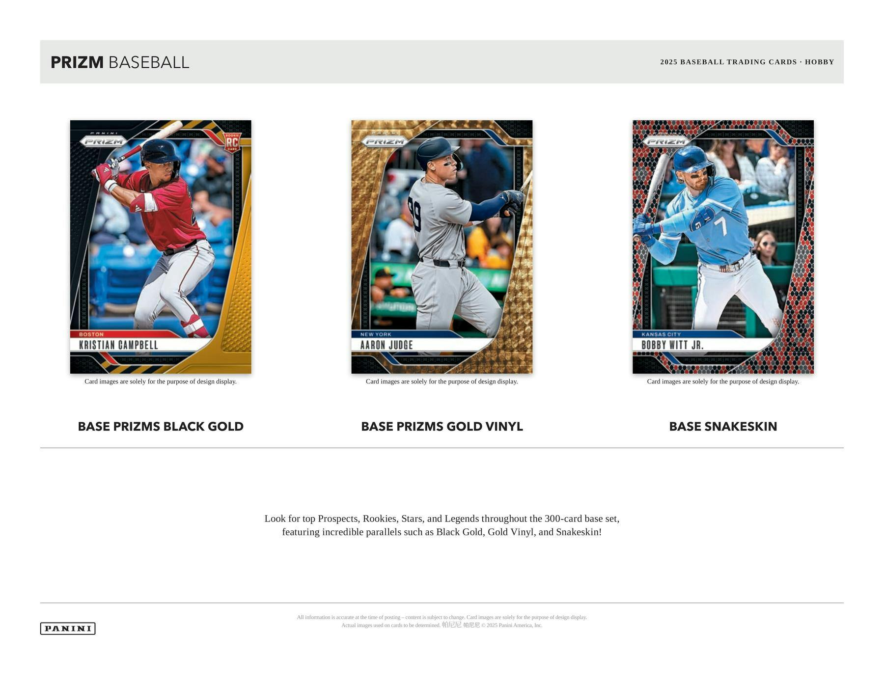2025 Panini Prizm Baseball Hobby Box | Columbia Sports Cards - Columbia Hobby - Sports Card Boxes - Toploaders - Card Savers