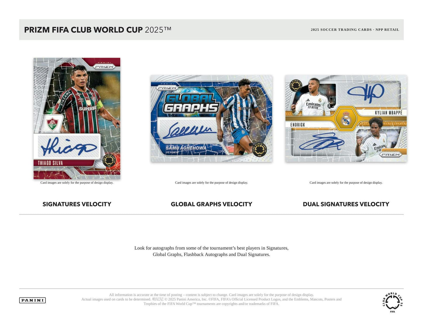 2025 Panini Prizm FIFA Club World Cup Soccer Mega Box | Columbia Sports Cards - Columbia Hobby - Sports Card Boxes - Toploaders - Card Savers