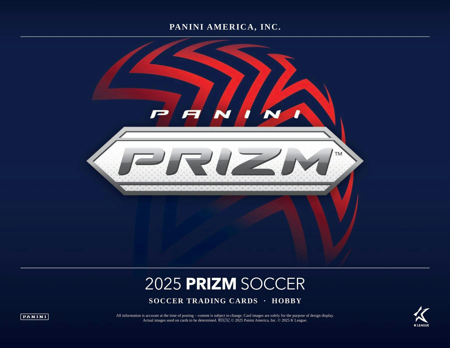 2025 Panini Prizm K League Soccer Hobby Box | Columbia Sports Cards & More - Columbia Hobby - Sports Card Boxes - Toploaders - Card Savers
