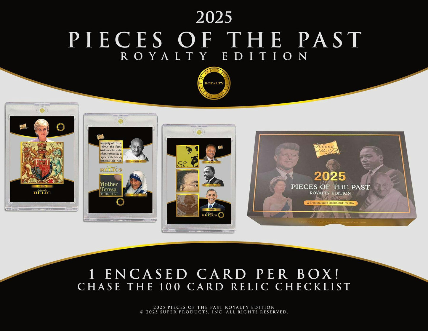 2025 Pieces of the Past Royalty Edition Hobby Box | Columbia Sports Cards - Columbia Hobby - Sports Card Boxes - Toploaders - Card Savers