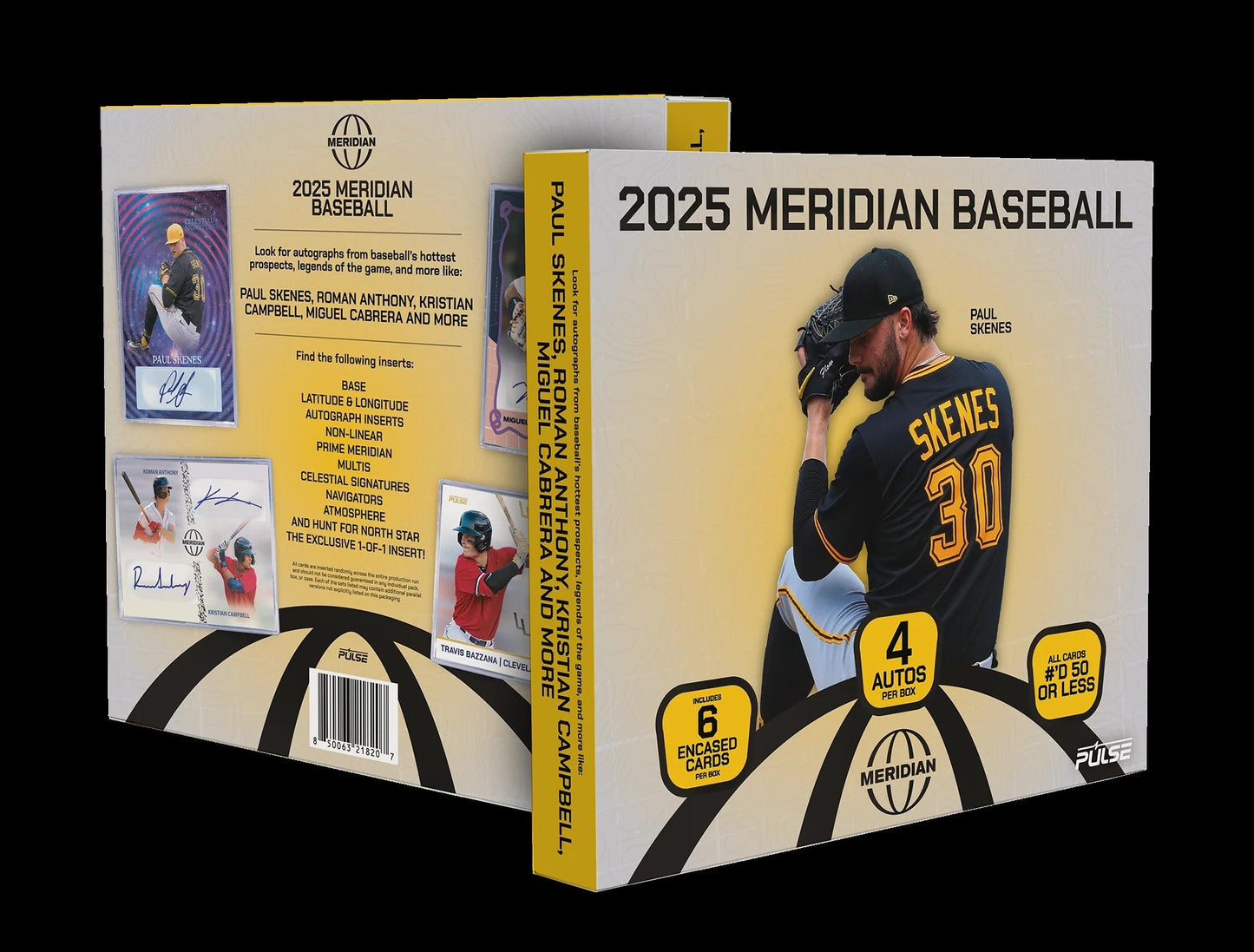 2025 Pulse Meridian Baseball Hobby Box - Columbia Hobby - Sports Card Boxes - Toploaders - Card Savers