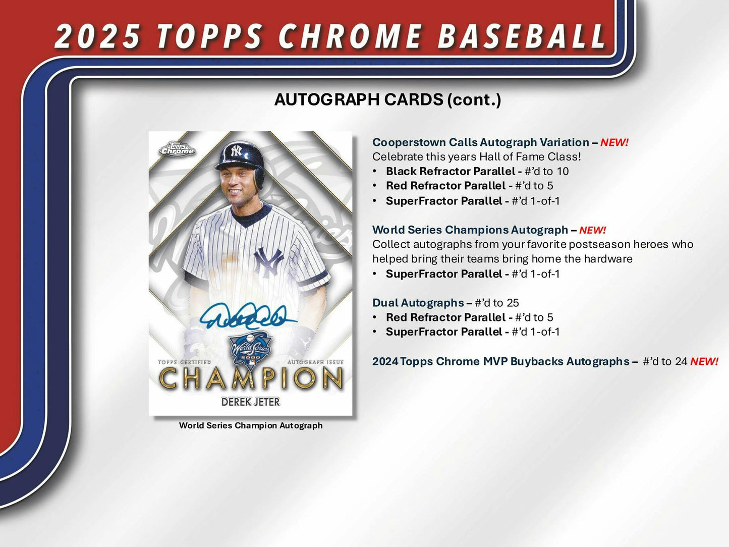 2025 Topps Chrome Baseball Mega Box | Columbia Sports Cards - Columbia Hobby - Sports Card Boxes - Toploaders - Card Savers