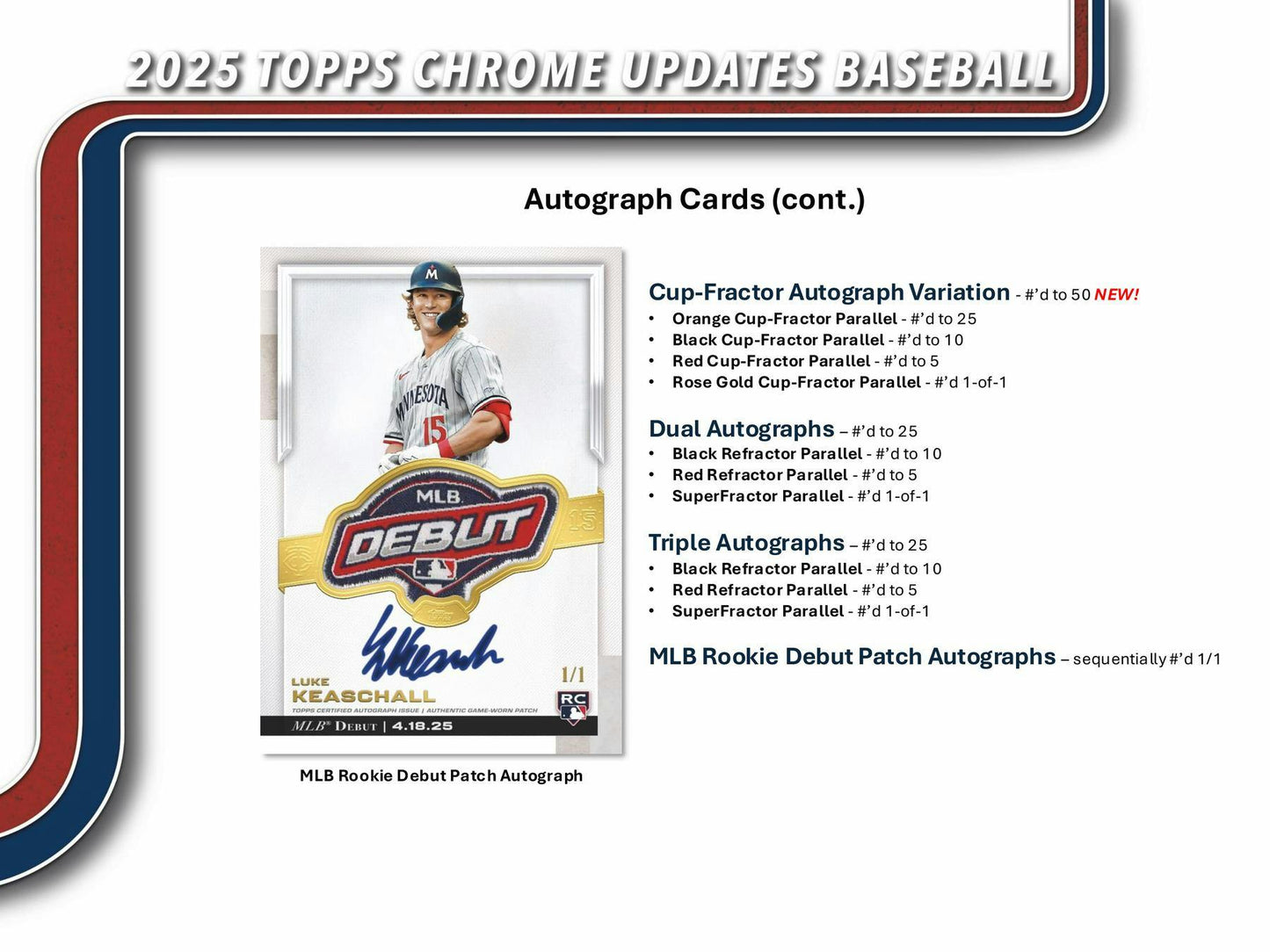 2025 Topps Chrome Update Series Baseball Mega Box | Columbia Sports Cards - Columbia Hobby - Sports Card Boxes - Toploaders - Card Savers