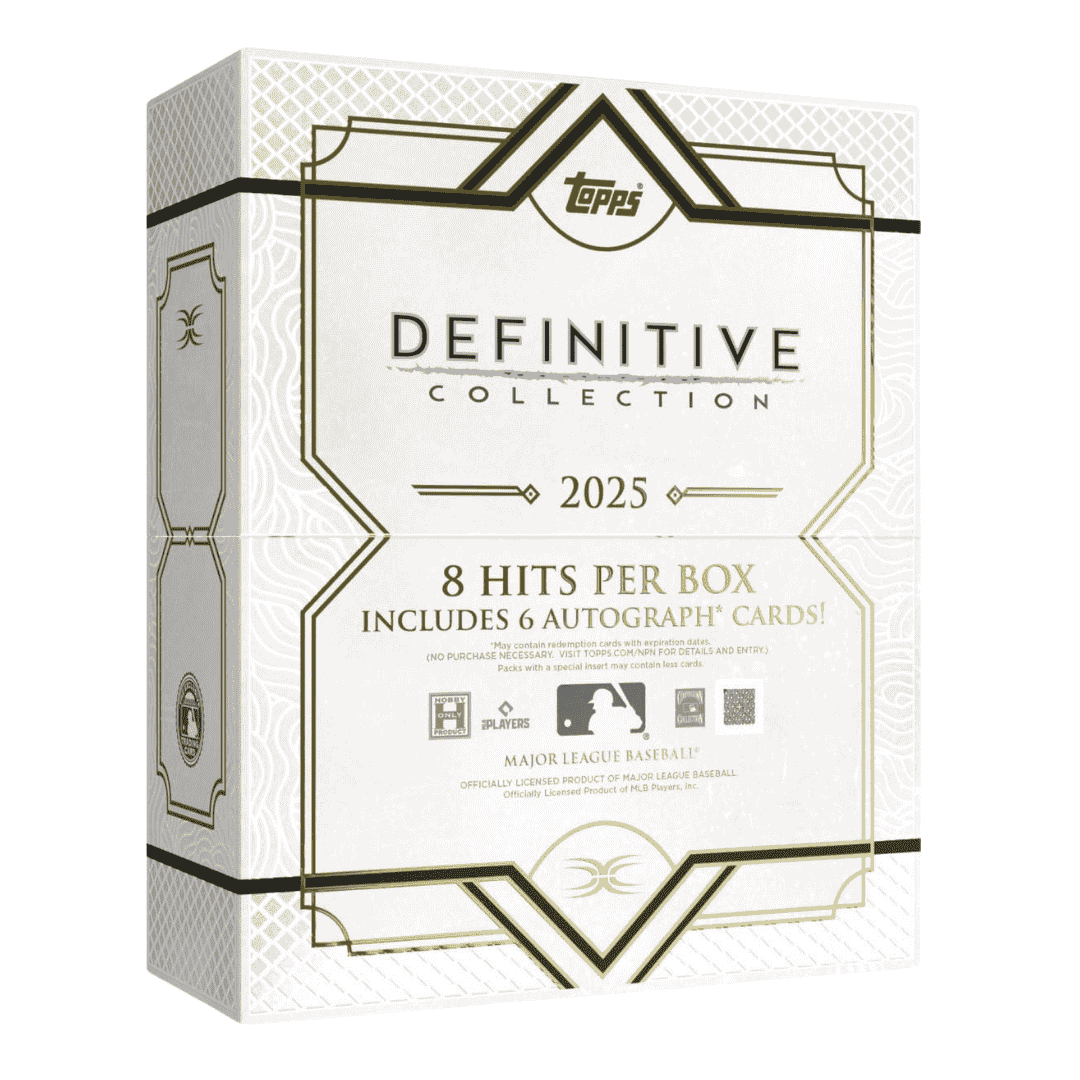 2025 Topps Definitive Collection Baseball Hobby Box | Columbia Sports Cards - Columbia Hobby - Sports Card Boxes - Toploaders - Card Savers