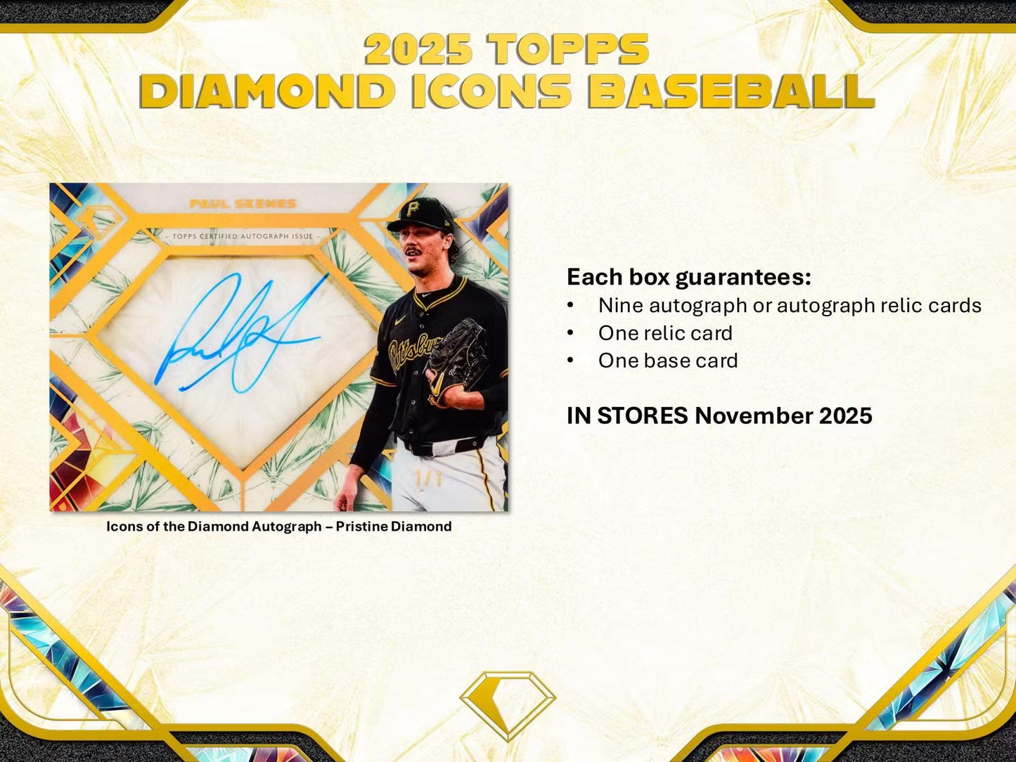 2025 Topps Diamond Icons Baseball Hobby Box - Columbia Hobby - Sports Card Boxes - Toploaders - Card Savers