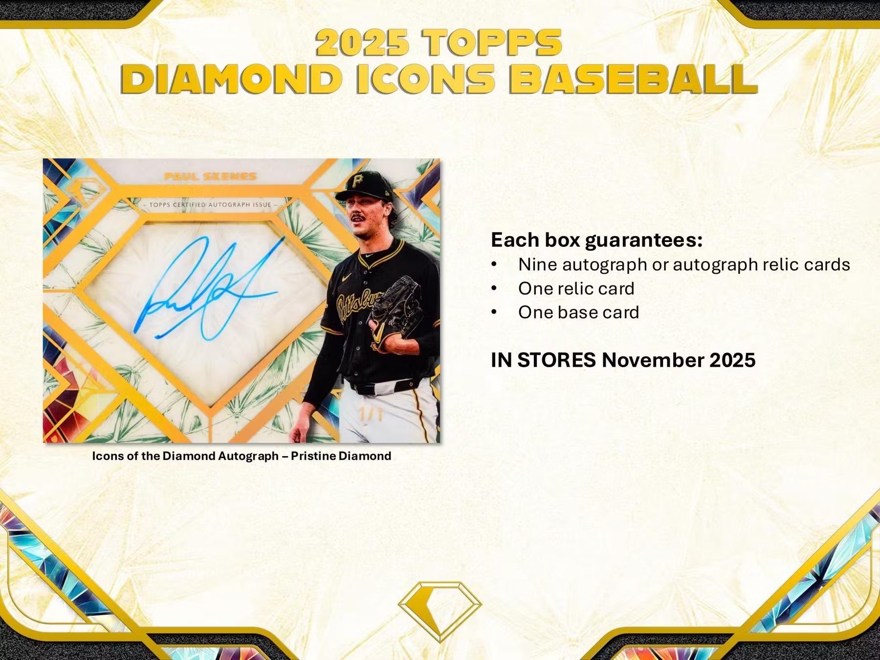 2025 Topps Diamond Icons Baseball Hobby Box - Columbia Hobby - Sports Card Boxes - Toploaders - Card Savers