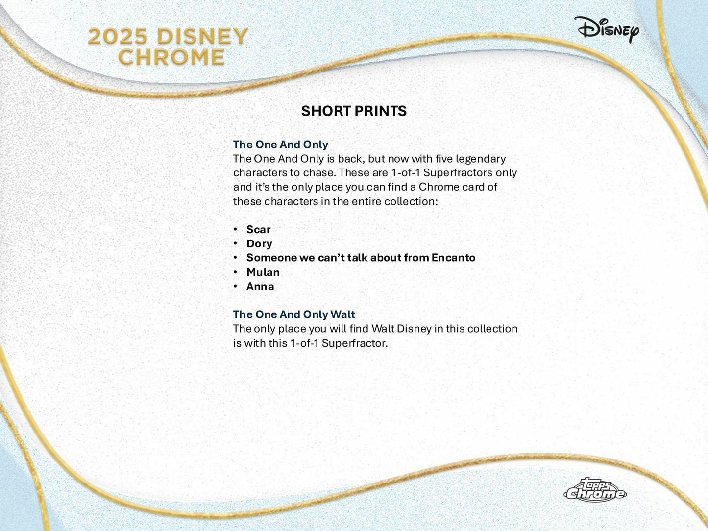 2025 Topps Disney Chrome Mega Box | Columbia Sports Cards - Columbia Hobby - Sports Card Boxes - Toploaders - Card Savers