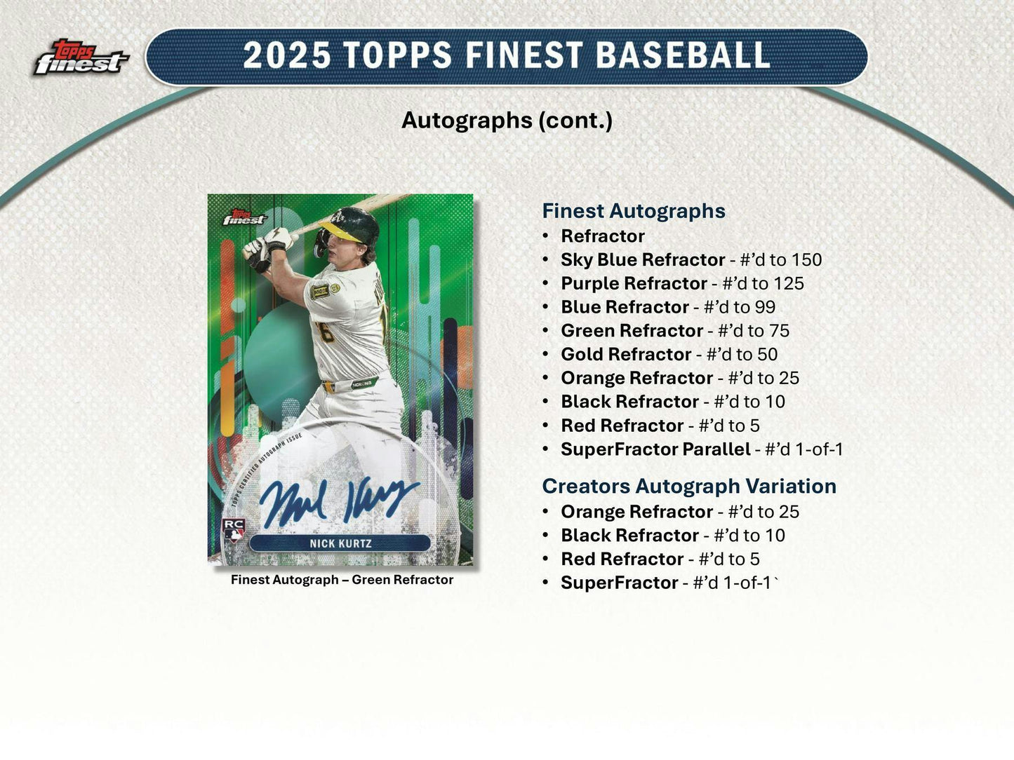 2025 Topps Finest Baseball Hobby Box | Columbia Sports Cards - Columbia Hobby - Sports Card Boxes - Toploaders - Card Savers