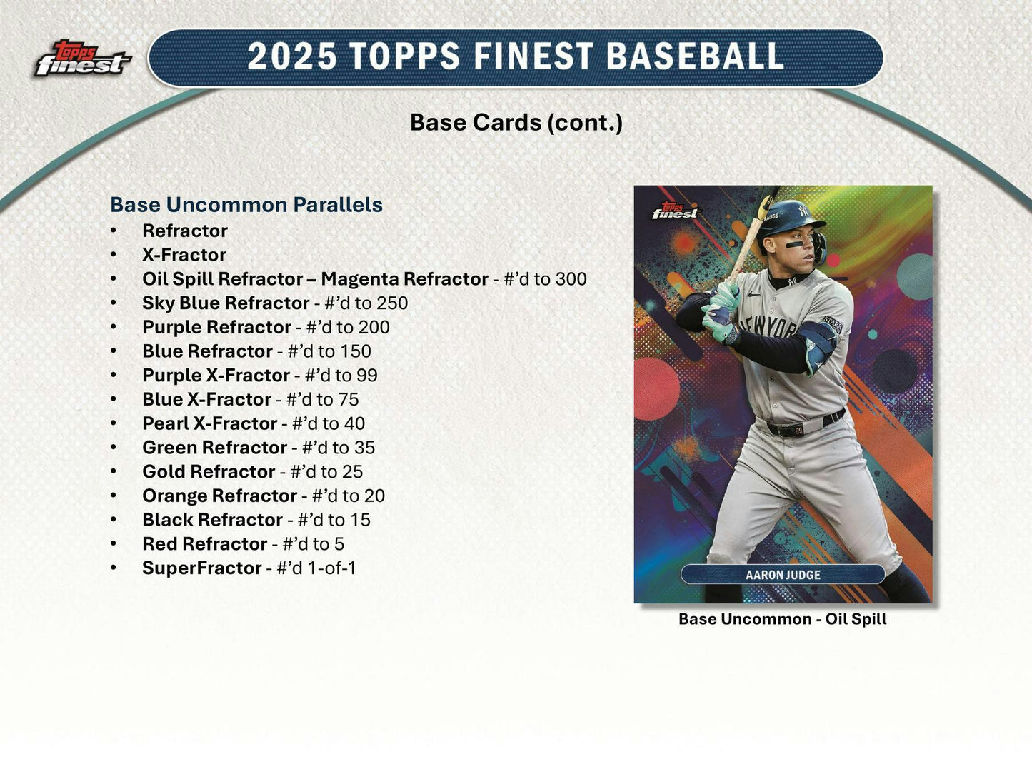 2025 Topps Finest Baseball Hobby Box | Columbia Sports Cards - Columbia Hobby - Sports Card Boxes - Toploaders - Card Savers