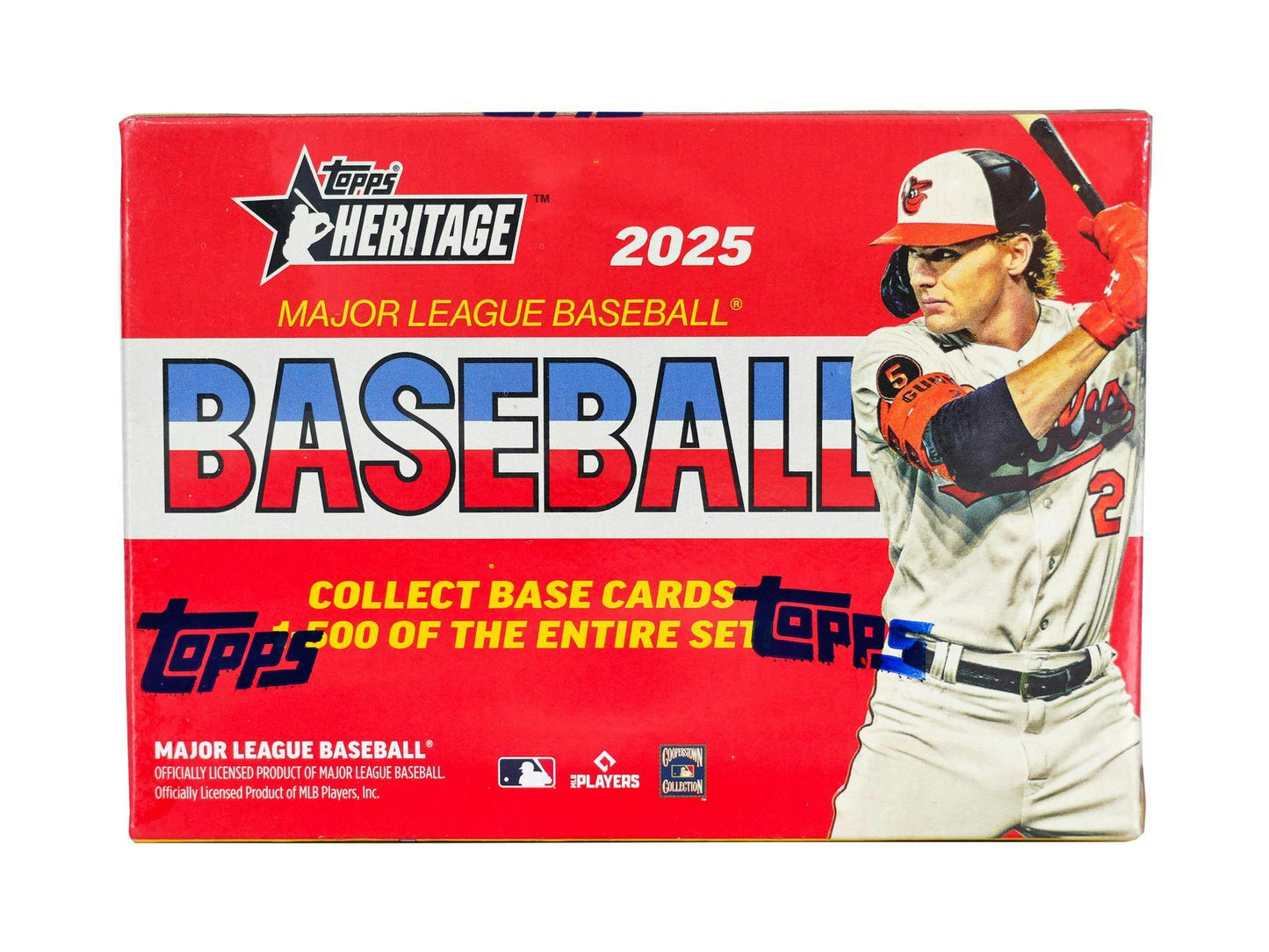 2025 Topps Heritage Baseball 8 - Pack Blaster Box - Columbia Hobby - Sports Card Boxes - Toploaders - Card Savers