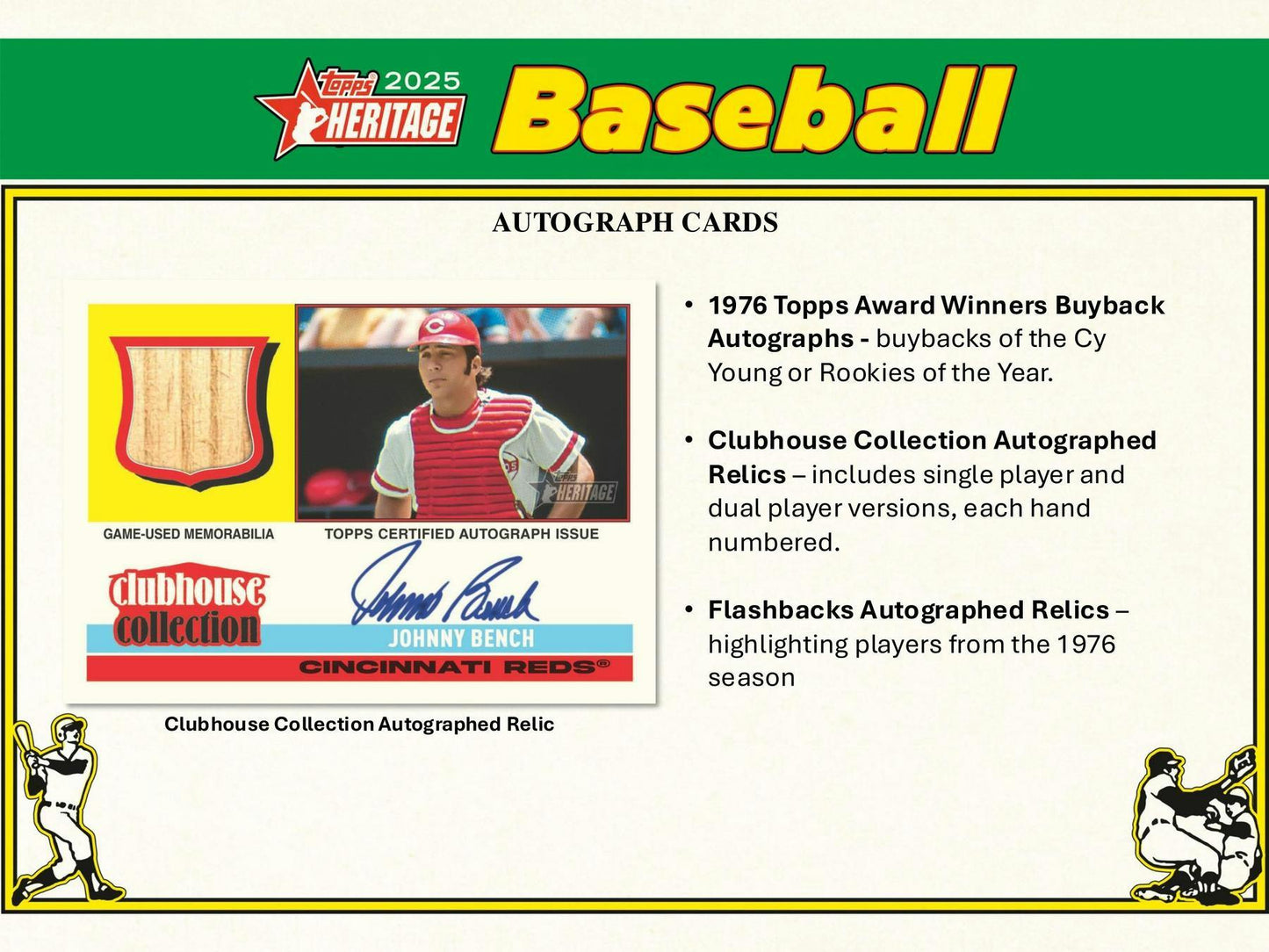 2025 Topps Heritage Baseball 8 - Pack Blaster Box - Columbia Hobby - Sports Card Boxes - Toploaders - Card Savers