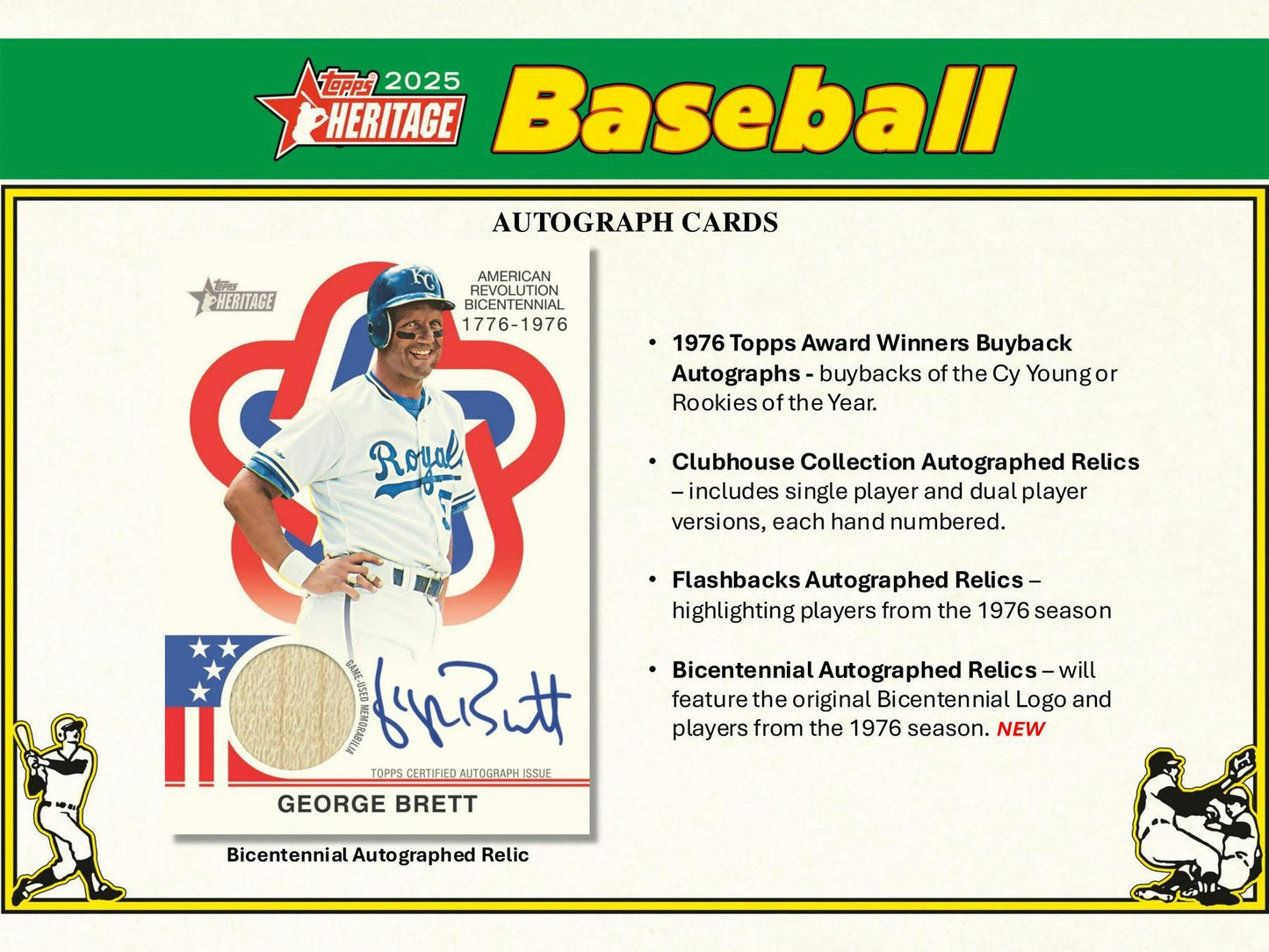 2025 Topps Heritage Baseball Hobby Box - Columbia Hobby - Sports Card Boxes - Toploaders - Card Savers