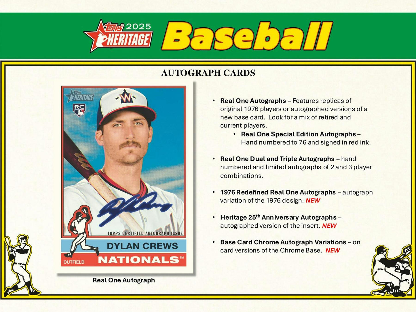 2025 Topps Heritage Baseball Hobby Box - Columbia Hobby - Sports Card Boxes - Toploaders - Card Savers