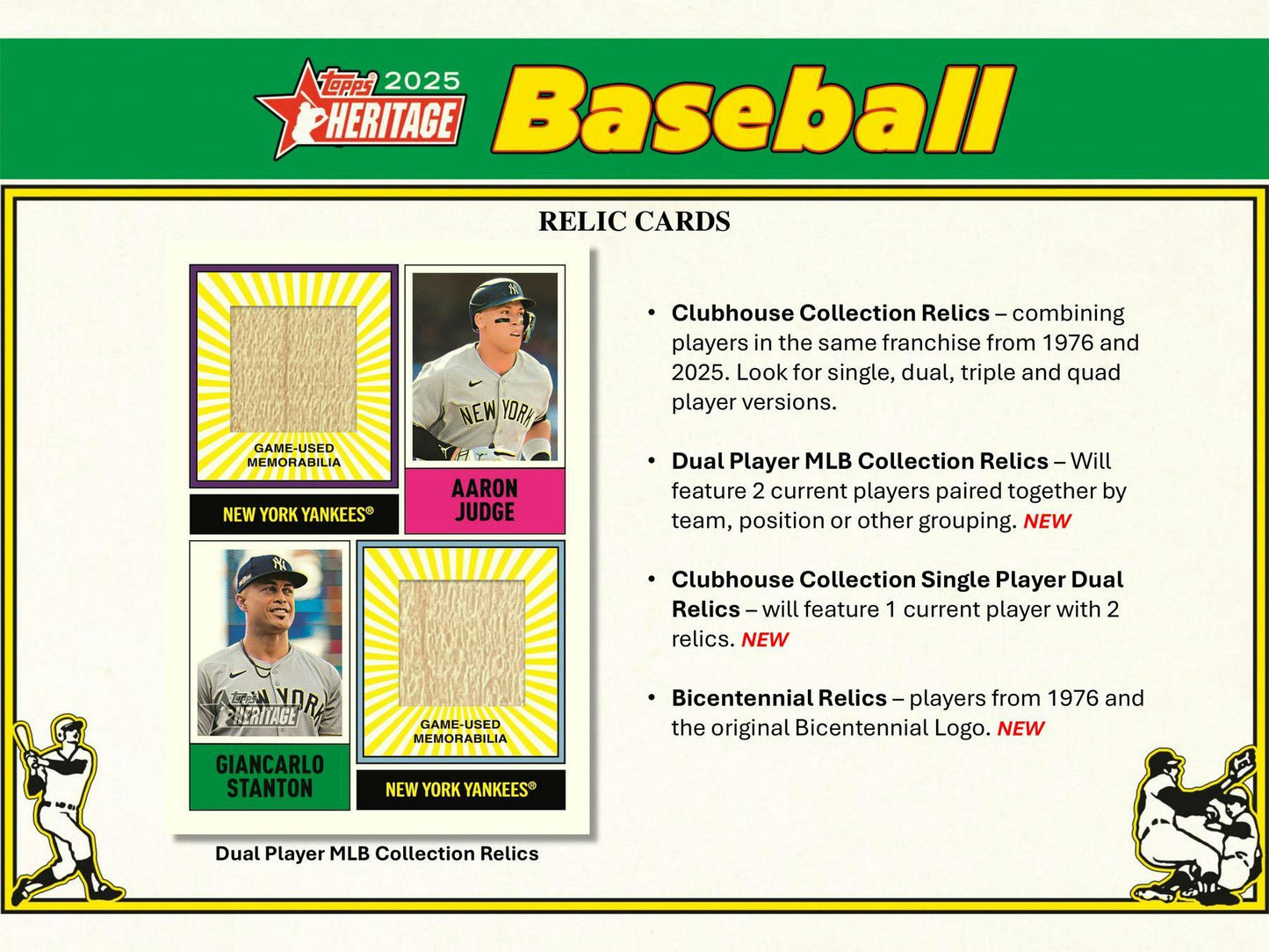 2025 Topps Heritage Baseball Mega Box - Columbia Hobby - Sports Card Boxes - Toploaders - Card Savers