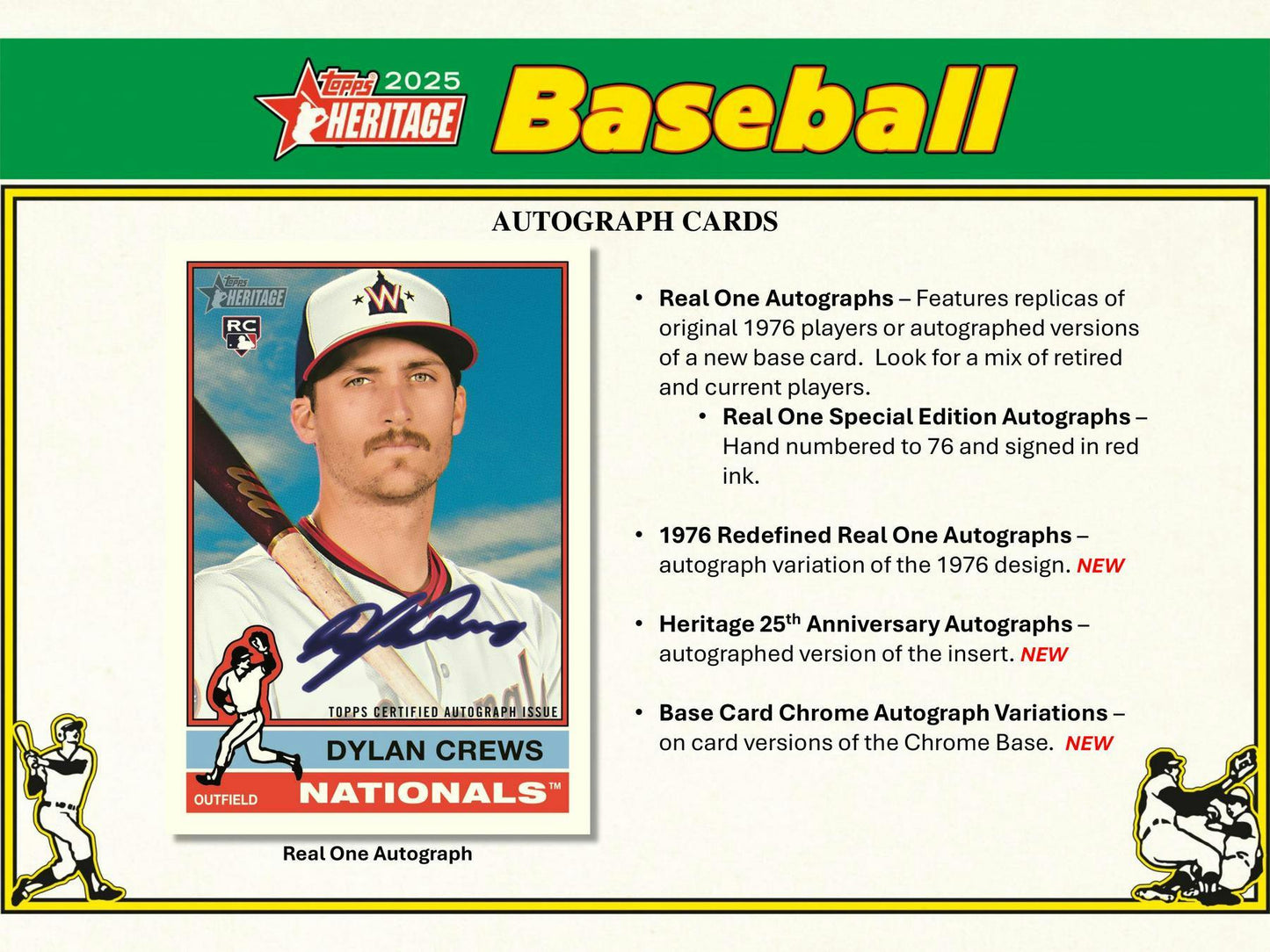 2025 Topps Heritage Baseball Mega Box - Columbia Hobby - Sports Card Boxes - Toploaders - Card Savers
