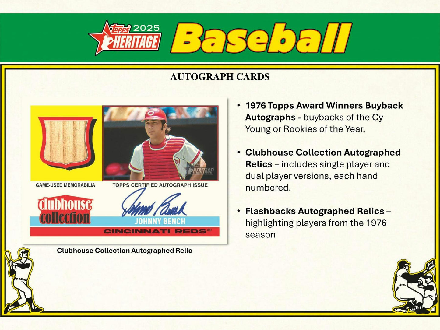 2025 Topps Heritage Baseball Mega Box - Columbia Hobby - Sports Card Boxes - Toploaders - Card Savers