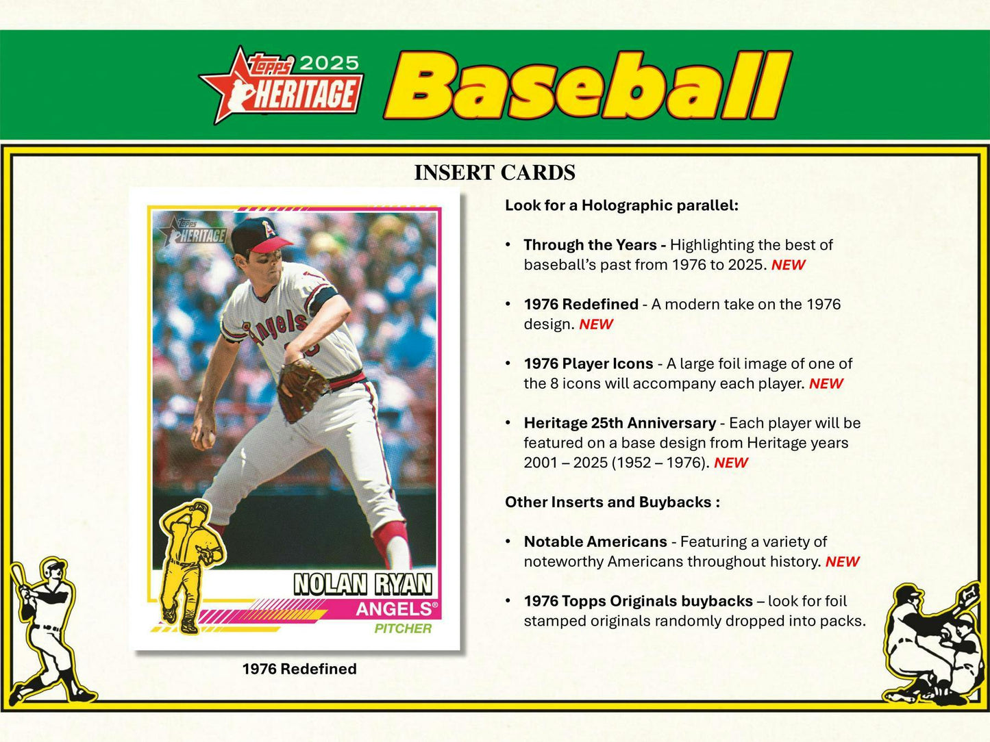 2025 Topps Heritage Baseball Mega Box - Columbia Hobby - Sports Card Boxes - Toploaders - Card Savers
