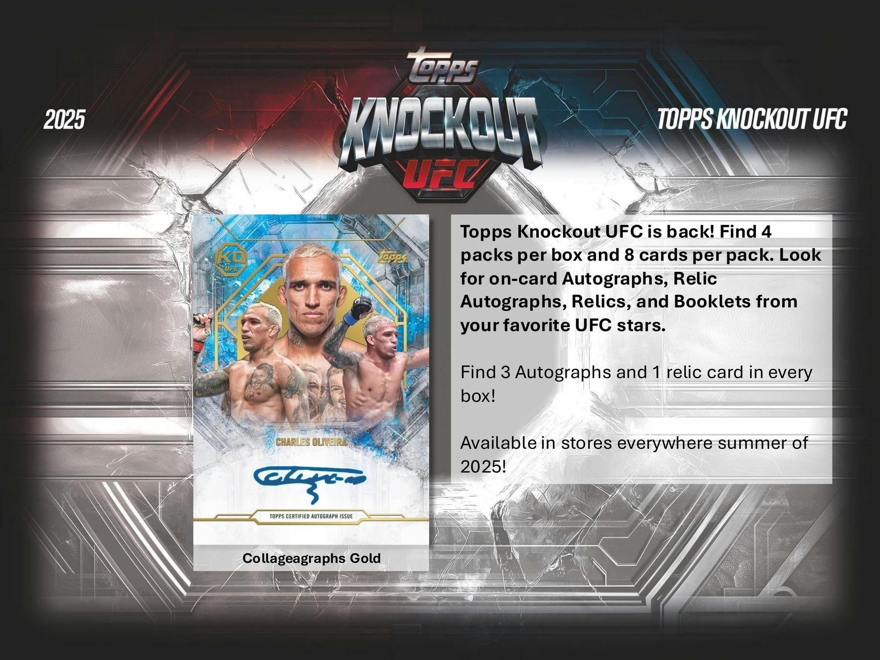 2025 Topps Knockout UFC Hobby Box | Columbia Sports Cards - Columbia Hobby - Sports Card Boxes - Toploaders - Card Savers