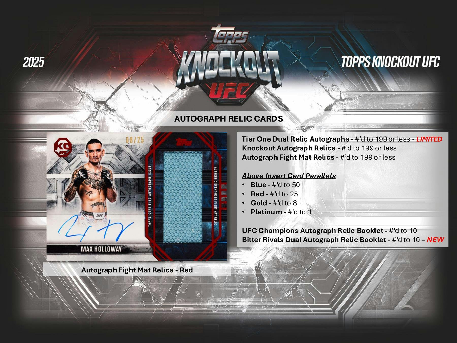 2025 Topps Knockout UFC Hobby Box | Columbia Sports Cards - Columbia Hobby - Sports Card Boxes - Toploaders - Card Savers