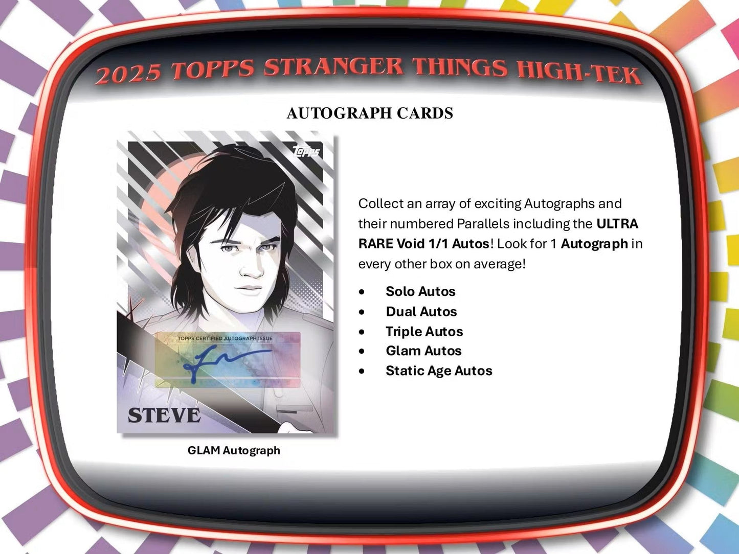 2025 Topps Stranger Things High Tek Hobby Box - Columbia Hobby - Sports Card Boxes - Toploaders - Card Savers