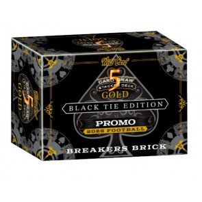 2026 Wild Card 5 Card Draw Stacked Deck Black Tie Edition Football Breaker’s Brick | Columbia Sports Cards - Columbia Hobby - Sports Card Boxes - Toploaders - Card Savers