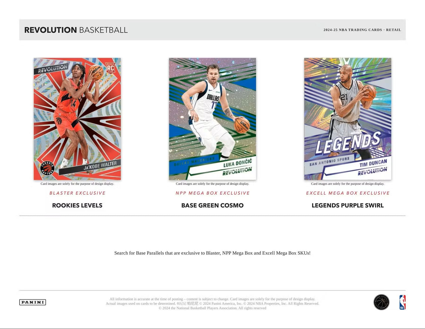 2024-25 Panini Revolution Basketball Mega Box | Columbia Sports Cards