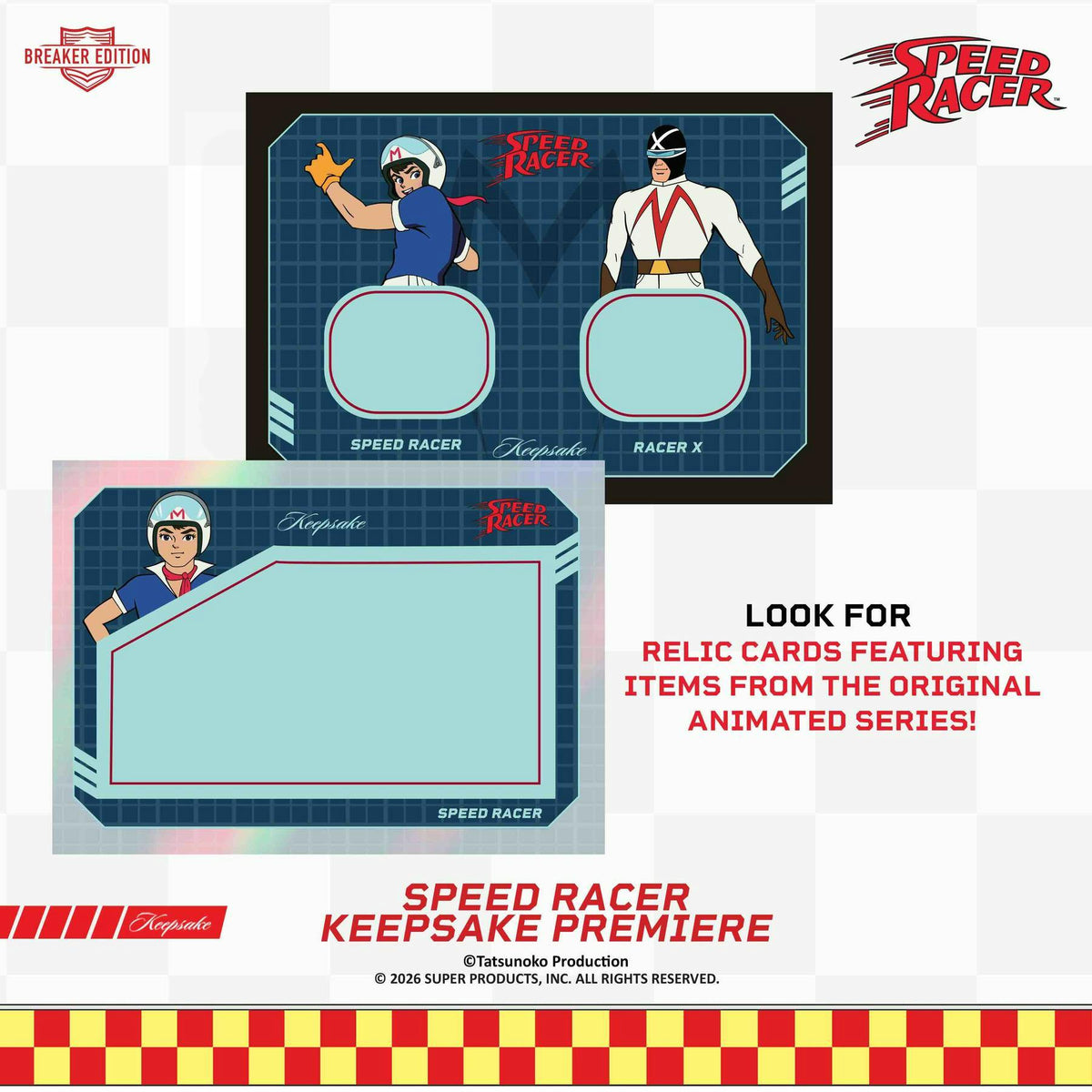 2026 Keepsake The Speed Racer Premiere Breaker Box sell sheet 3