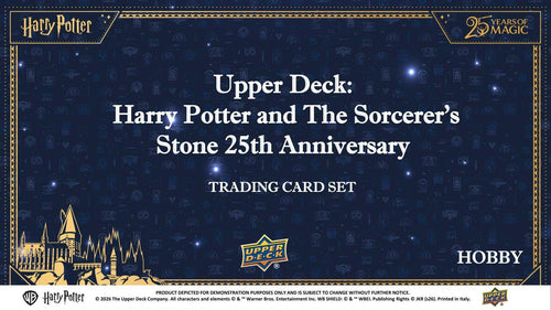2026 Upper Deck Harry Potter and the Sorcerer's Stone 25th Anniversary Hobby Box
