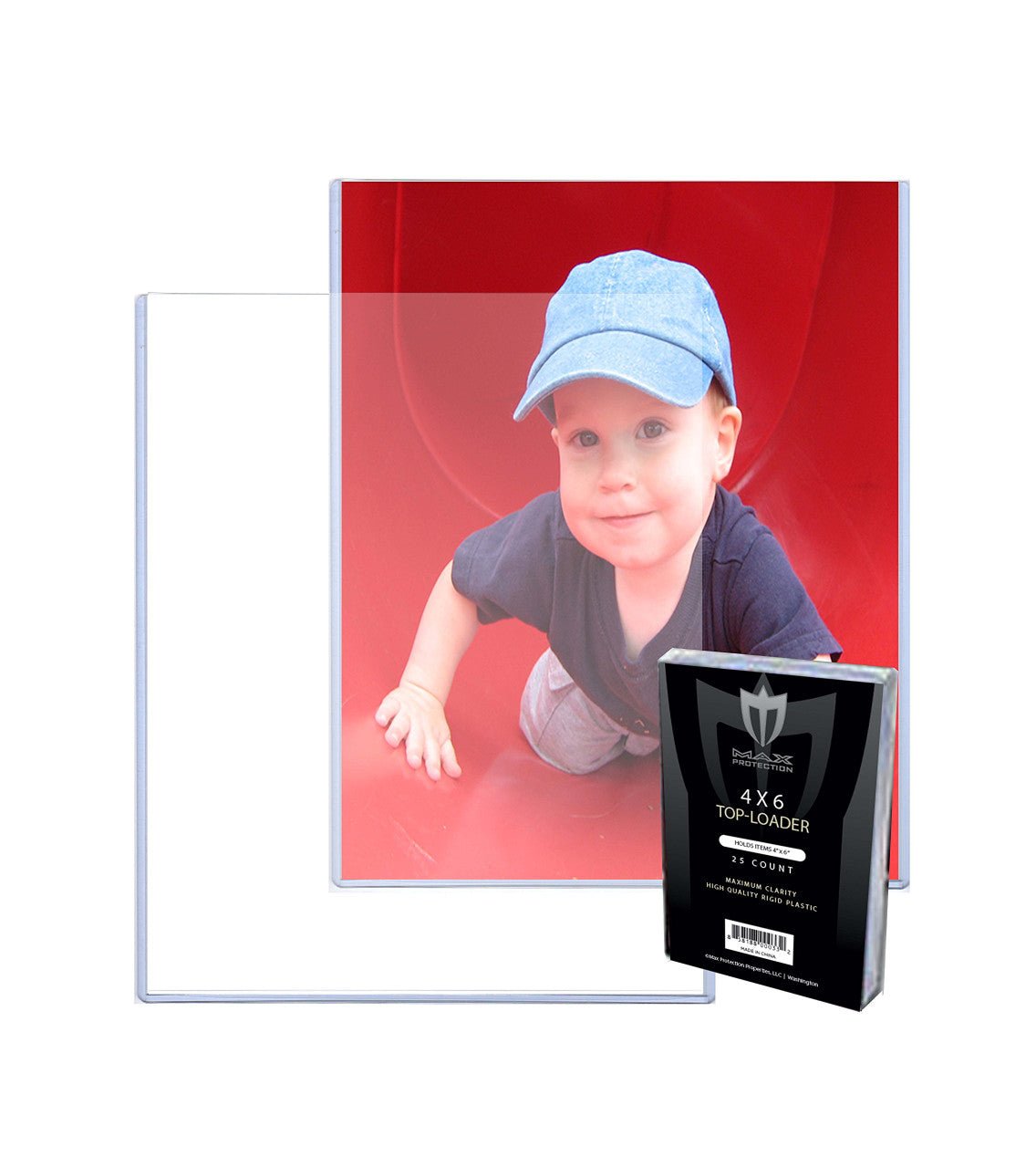 4x6 Photo Size Topload Toploader Holder - 500ct Case - Columbia Hobby - Sports Card Boxes - Toploaders - Card Savers