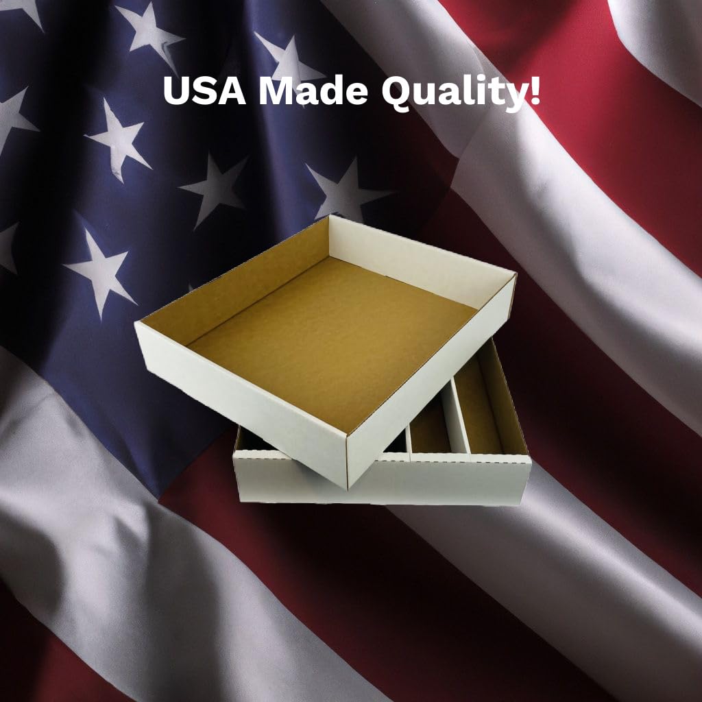 5,000ct Super Monster 5 - Row Card Storage Box - Bundle of 25 - Columbia Hobby - Sports Card Boxes - Toploaders - Card Savers