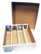 3,200ct Monster 4-Row Card Storage Box - 5 Pack