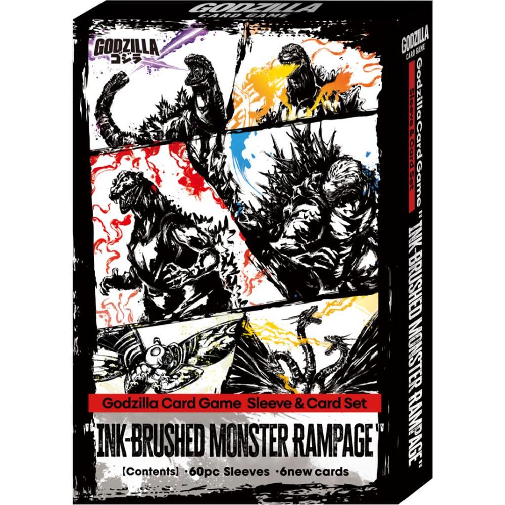 Godzilla Card Game: Sleeve + Card Set – Ink-Brushed Monster Rampage | Columbia Sports Cards