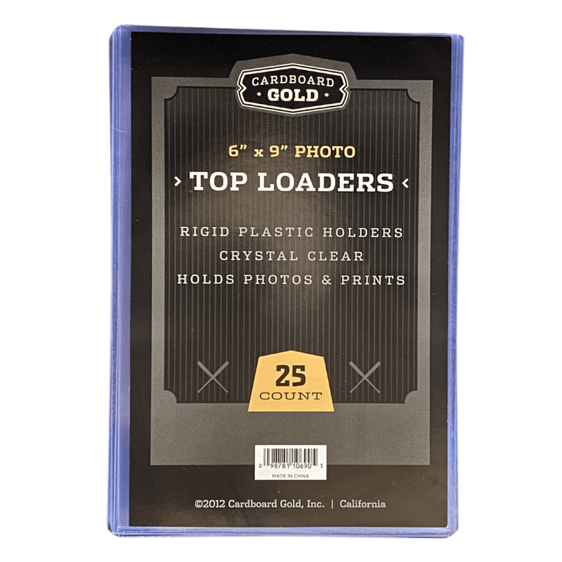 6x9 Photo Size Topload Toploader Holder - 25ct - Columbia Hobby - Sports Card Boxes - Toploaders - Card Savers
