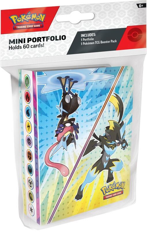 Pokémon TCG 2026 Q4 Mini Portfolio
Pokémon TCG 2026 Q4 Mini Portfolio with booster pack
Pokémon TCG Mini Portfolio for storing trading cards
Pokémon TCG 2026 Q4 Mini Portfolio with storage for up to 60 cards