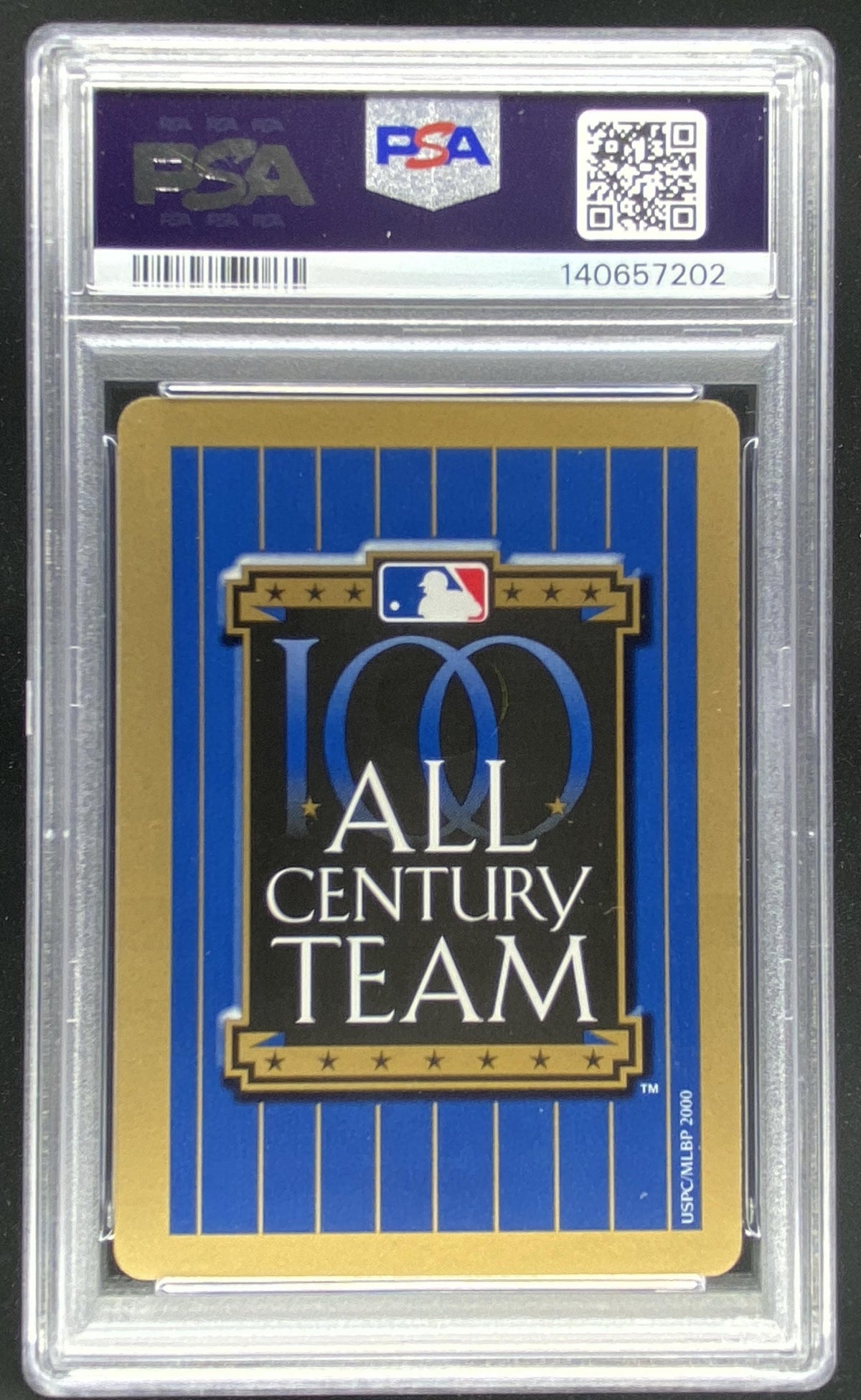 2000 US Playing Cards Josh Gibson graded PSA 9 trading card