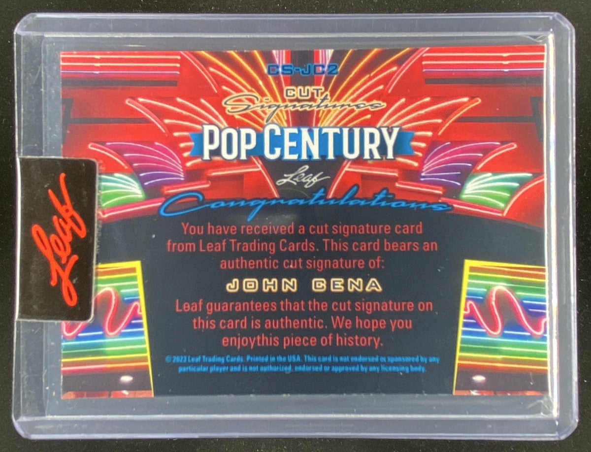 2023 Leaf Metal Pop Century John Cena trading card